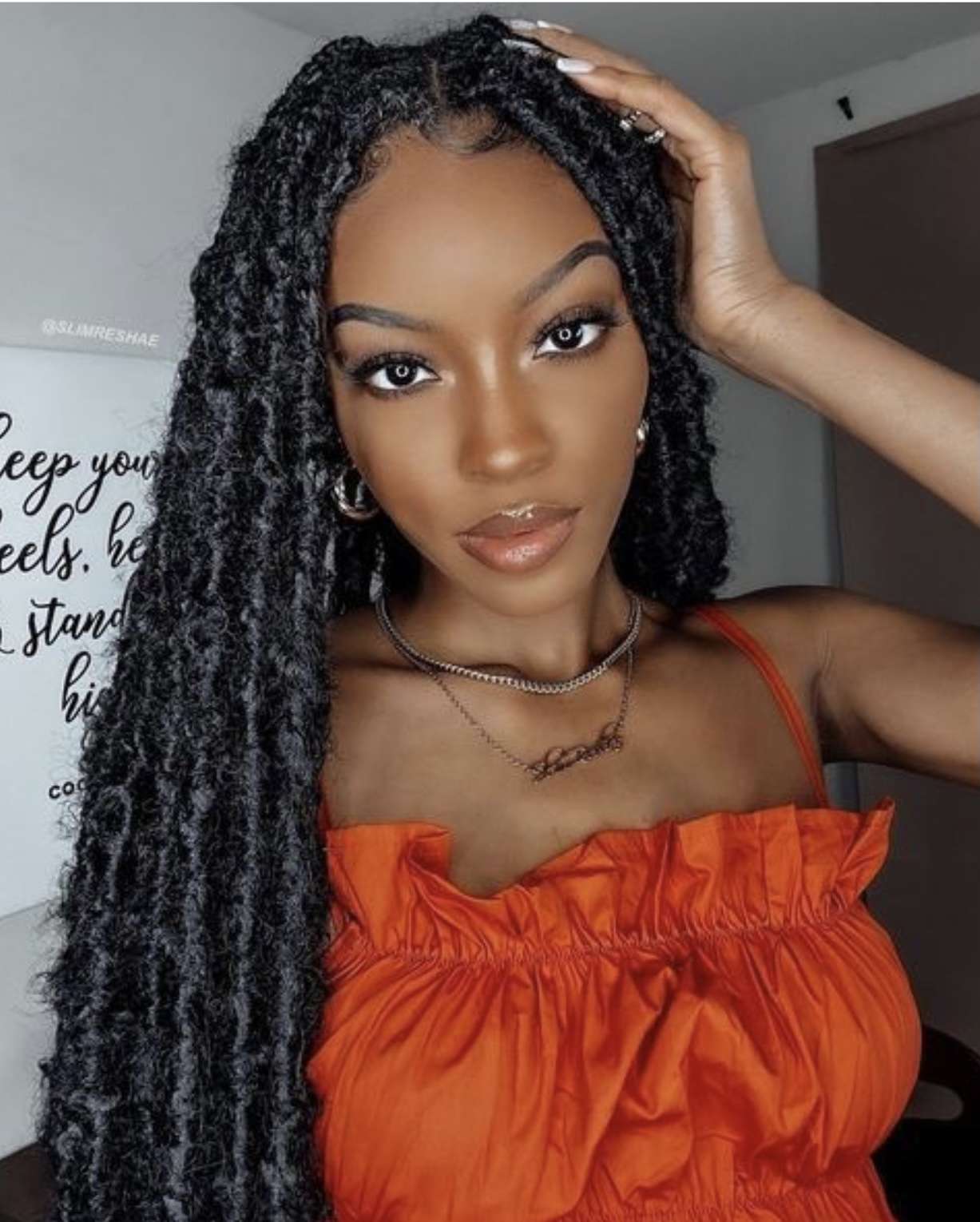 purple butterfly locs